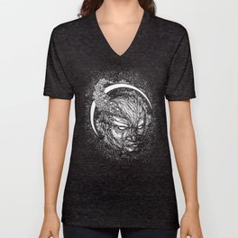 Brain Smoke V Neck T Shirt