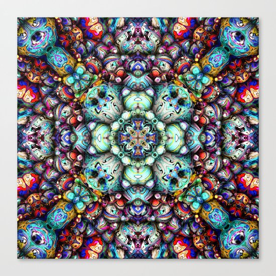 Textural Surfaces of Symmetry Canvas Print