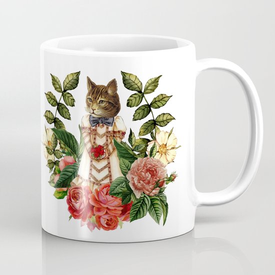 the rabbit and the cat coffee mug by shayla fish society6 the rabbit and the cat coffee mug by shayla fish society6