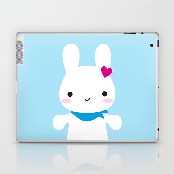 Super Cute Kawaii Bunny Laptop & iPad Skin