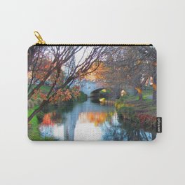 New Zealand Photography - Avon River In The Autumn Evening Carry-All Pouch