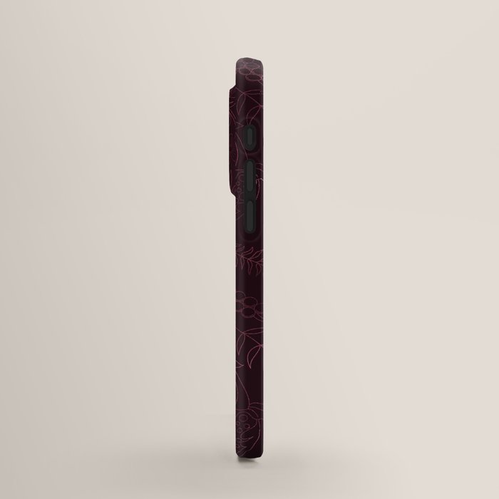 Agate Burgundy Pattern Design