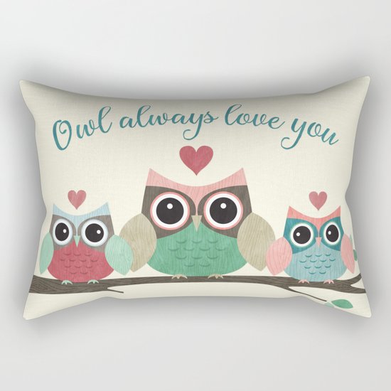Owl Always Love You Rectangular Pillow