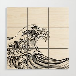 Japanese style whave art Wood Wall Art