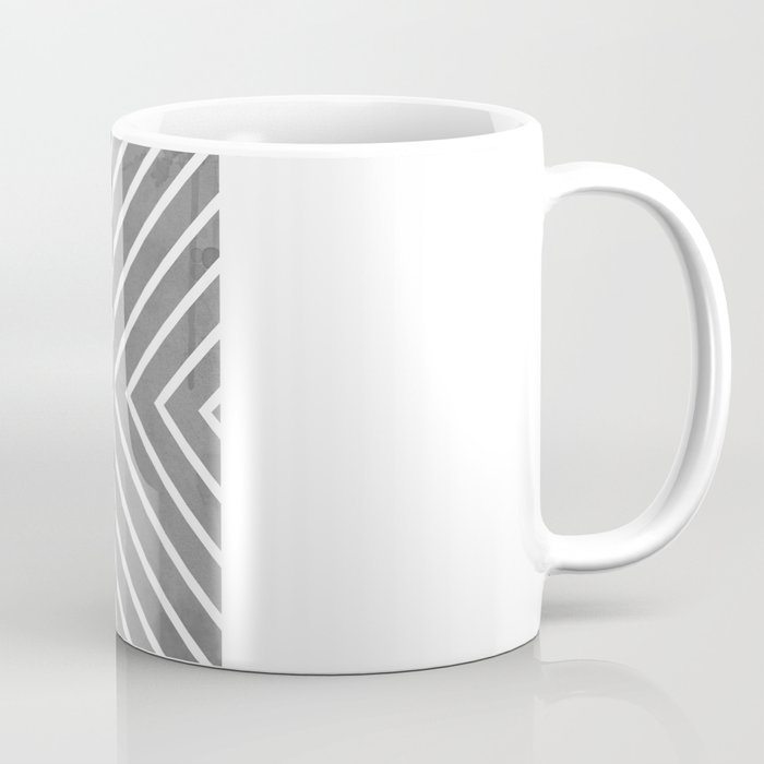 Stripes in Grey Coffee Mug