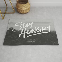 Stay Hungry Rug