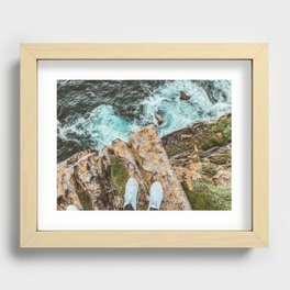 Ireland Cliffs Recessed Framed Print