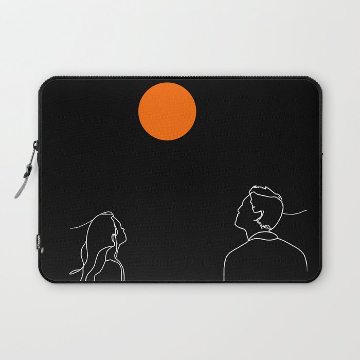 Couple Longing (Black) Laptop Sleeve