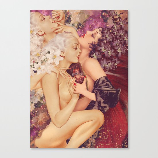 personal *collage Canvas Print