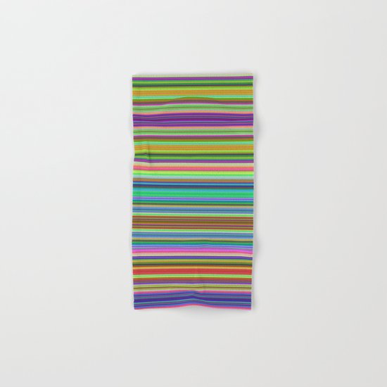 Summer Stripes – Clock 2 - Living Hell Hand & Bath Towel