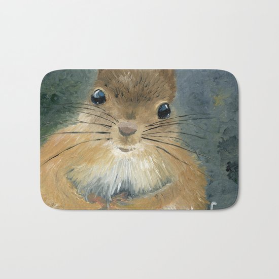 Last Nut for my Squirrel Bath Mat