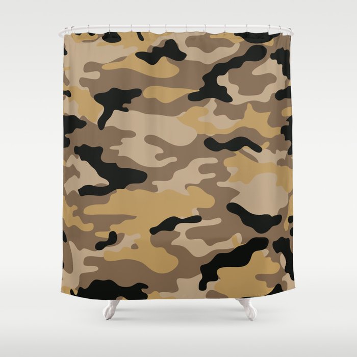 Camo Shower Curtain By Fxpxs Society6