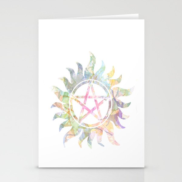 Supernatural watercolours Stationery Cards