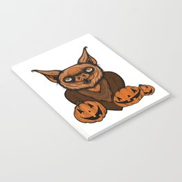 Halloween Bat Notebook