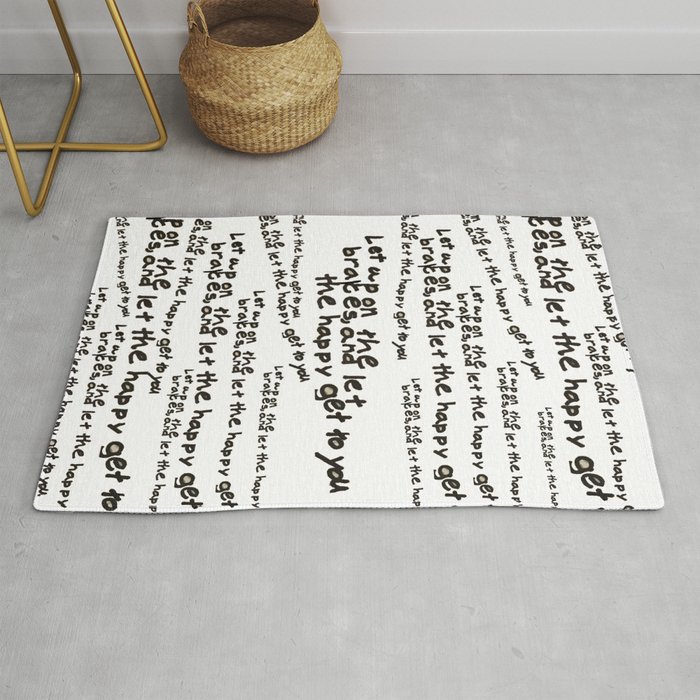 Personalized Art - Happiness Rug