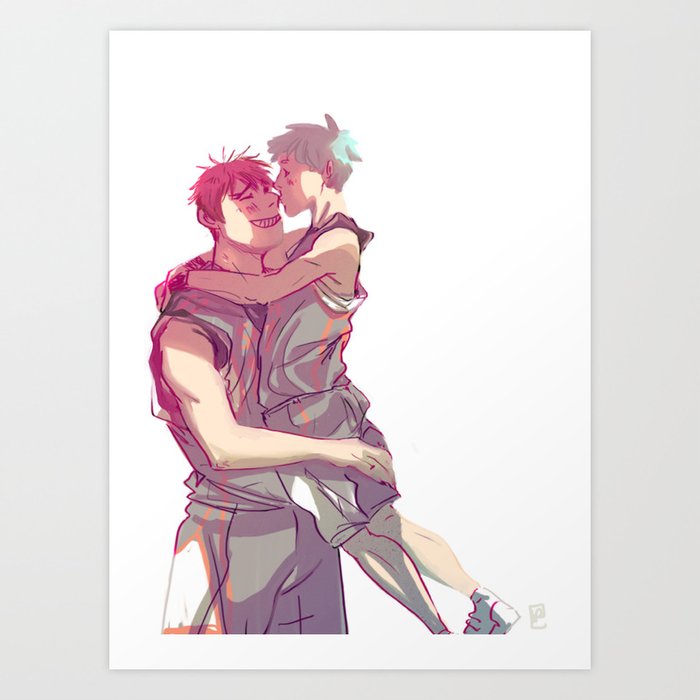 midorima x takao- KNB Art Print by jensuisdraws