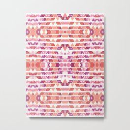 Tribal Explosion Metal Print | Collage, Pattern, Abstract, Digital 
