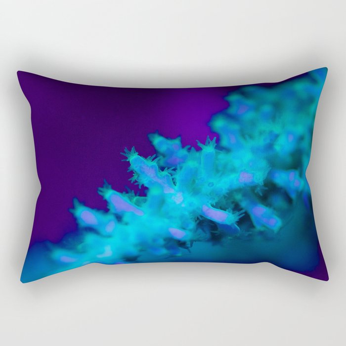 Glowing coral (supermacro) Rectangular Pillow
