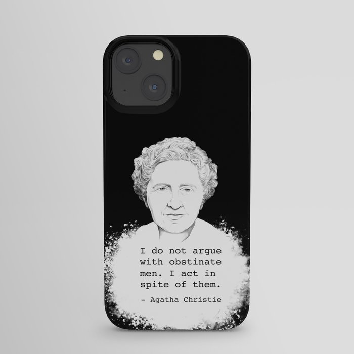 Agatha Christie - Queen of Crime iPhone Case