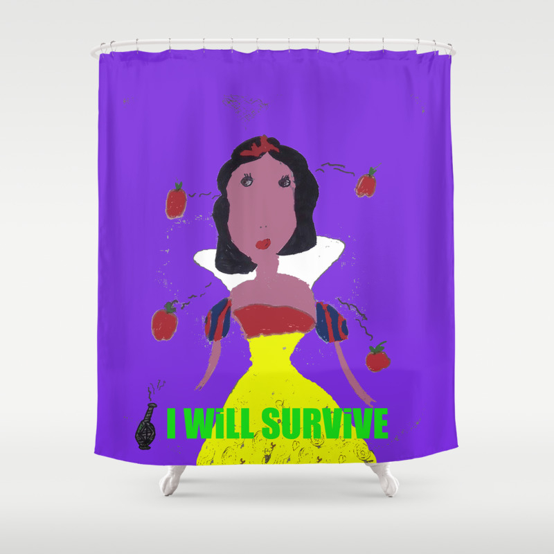 I Will Survive Shower Curtain By Azima Society6