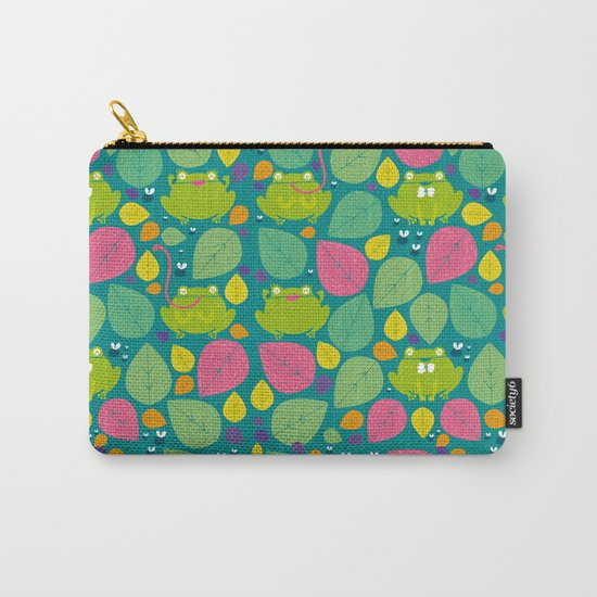 Frogs pattern Carry-All Pouch