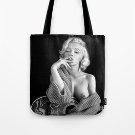 Marilyn - "Smoking Guitar 2" Tote Bag