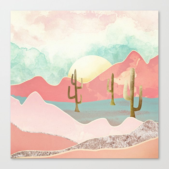 Desert Mountains Canvas Print