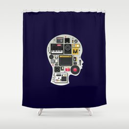 music memento Shower Curtain