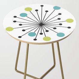 Atomic Age Nuclear Motif — Mid Century Modern Side Table