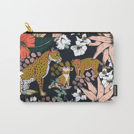 Animal print dark jungle Carry-All Pouch
