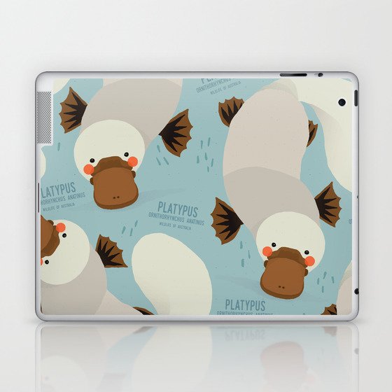 Platypus, Wildlife of Australia Laptop & iPad Skin