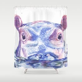 Happy Hippo Fiona Shower Curtain