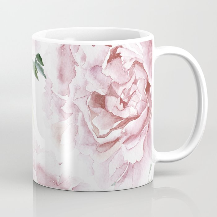 Beautiful Pink Roses Garden Coffee Mug