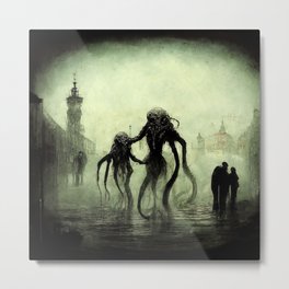 Nightmares are living in our World Metal Print