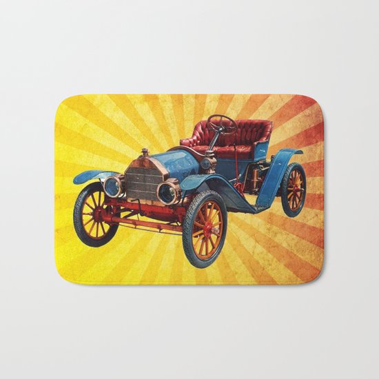 Vintage Car 01 Bath Mat