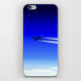 A Jet Heading Home. iPhone Skin