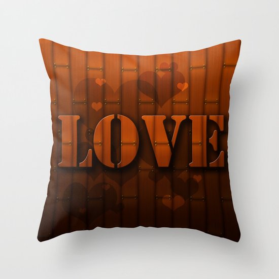 LOVE! Throw Pillow