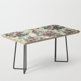 Antique Rose Chintz Pattern Coffee Table