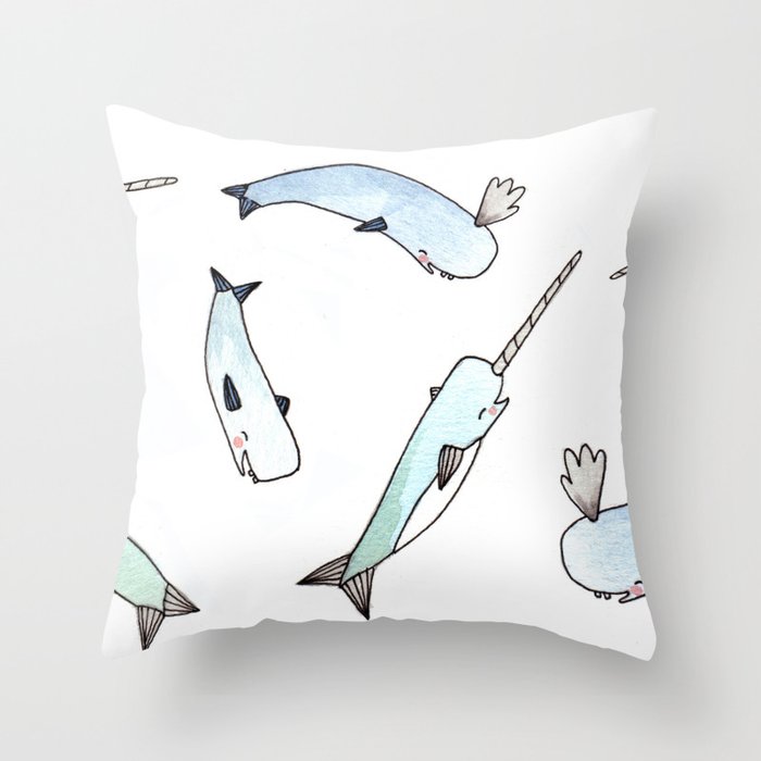 narwhal body pillow