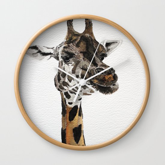 Giraffa camelopardalis Wall Clock