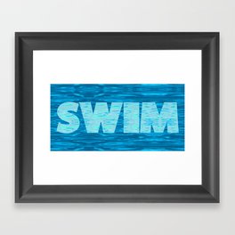 Swim Framed Art Print