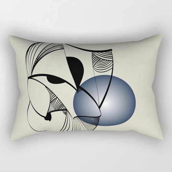 Abstract L1 Rectangular Pillow