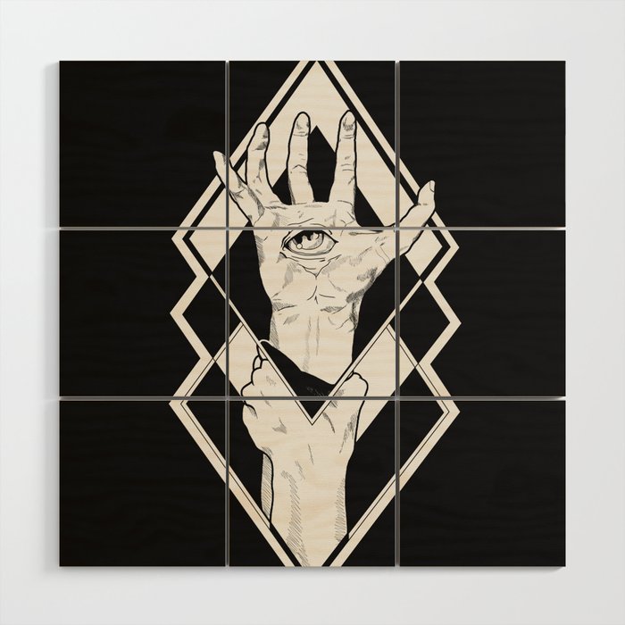 Grasping Reality Wood Wall Art