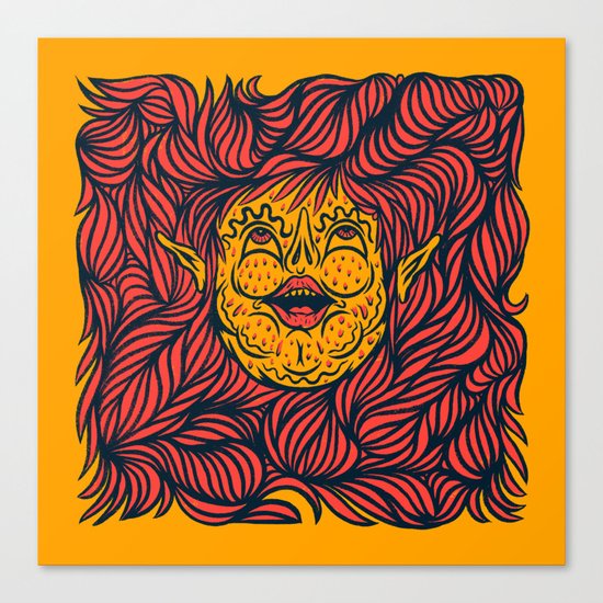 BUTTER GIRL Canvas Print