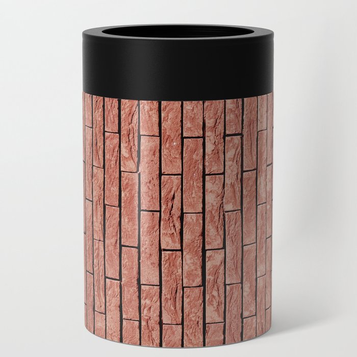 Red Brick Wall  Can Cooler