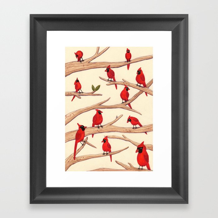 Cardinals Framed Art Print