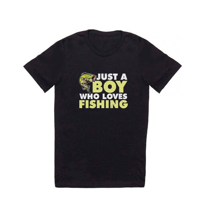 Just A Boy Who Loves Fishing T Shirt