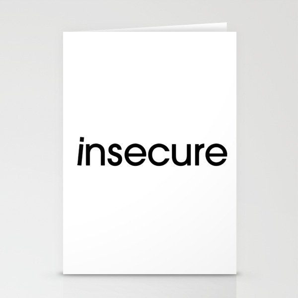 insecure Stationery Cards