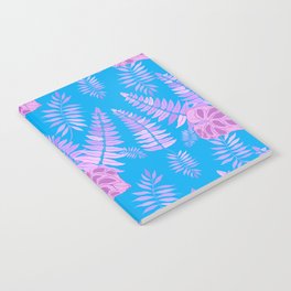 Modern abstract seamless pattern with watercolor tropical leaves design. Retro summer background. Jungle foliage illustration. Swimwear botanical design. Vintage exotic design. Vintage. Notebook