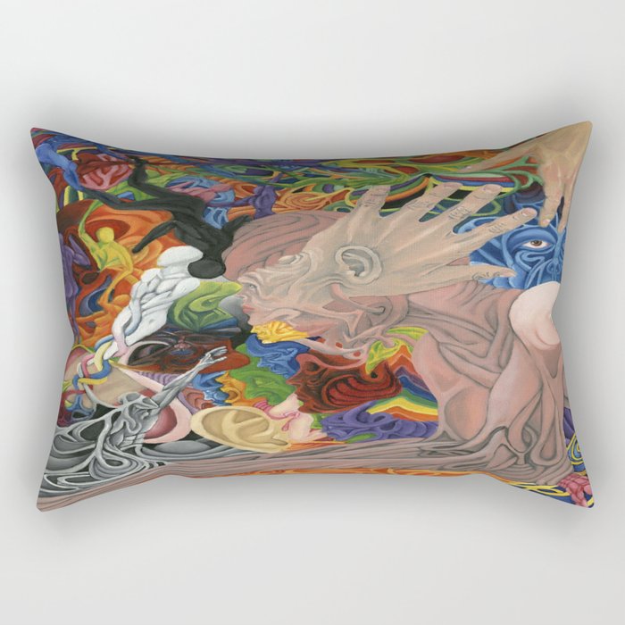 "Realization: Reaching for the Untouchable" Rectangular Pillow